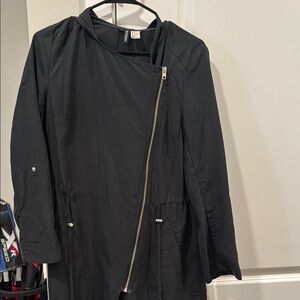 H&M Black Asymmetrical Jacket size 4